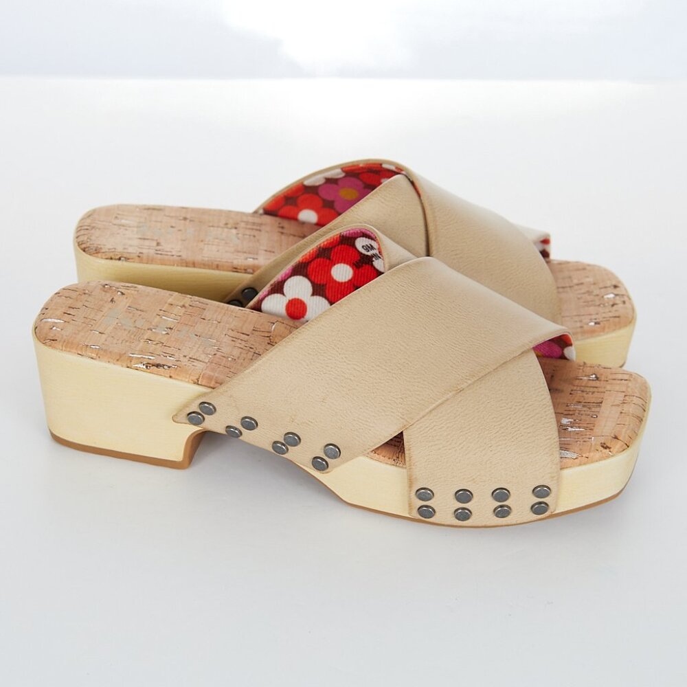 KORKS Faux Leather Draya Platform Sandal Women's Size 9
